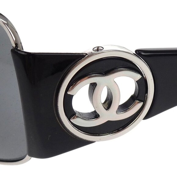 Chanel Sunglasses Eyewear Black Small Good - Picture 6 of 8